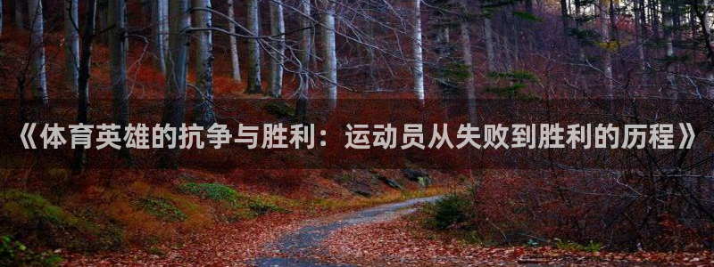 v体育官网入口：《体育英雄的抗争与胜利：运动员从失败到胜利的历程》